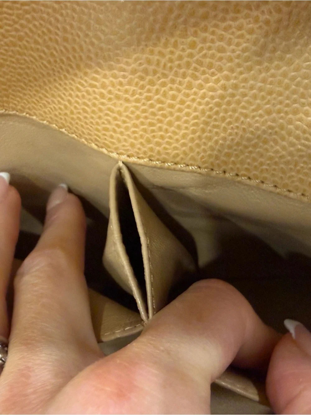 CHANEL Quilted Shoulder Bag in Camel Tan with Gold Hardware